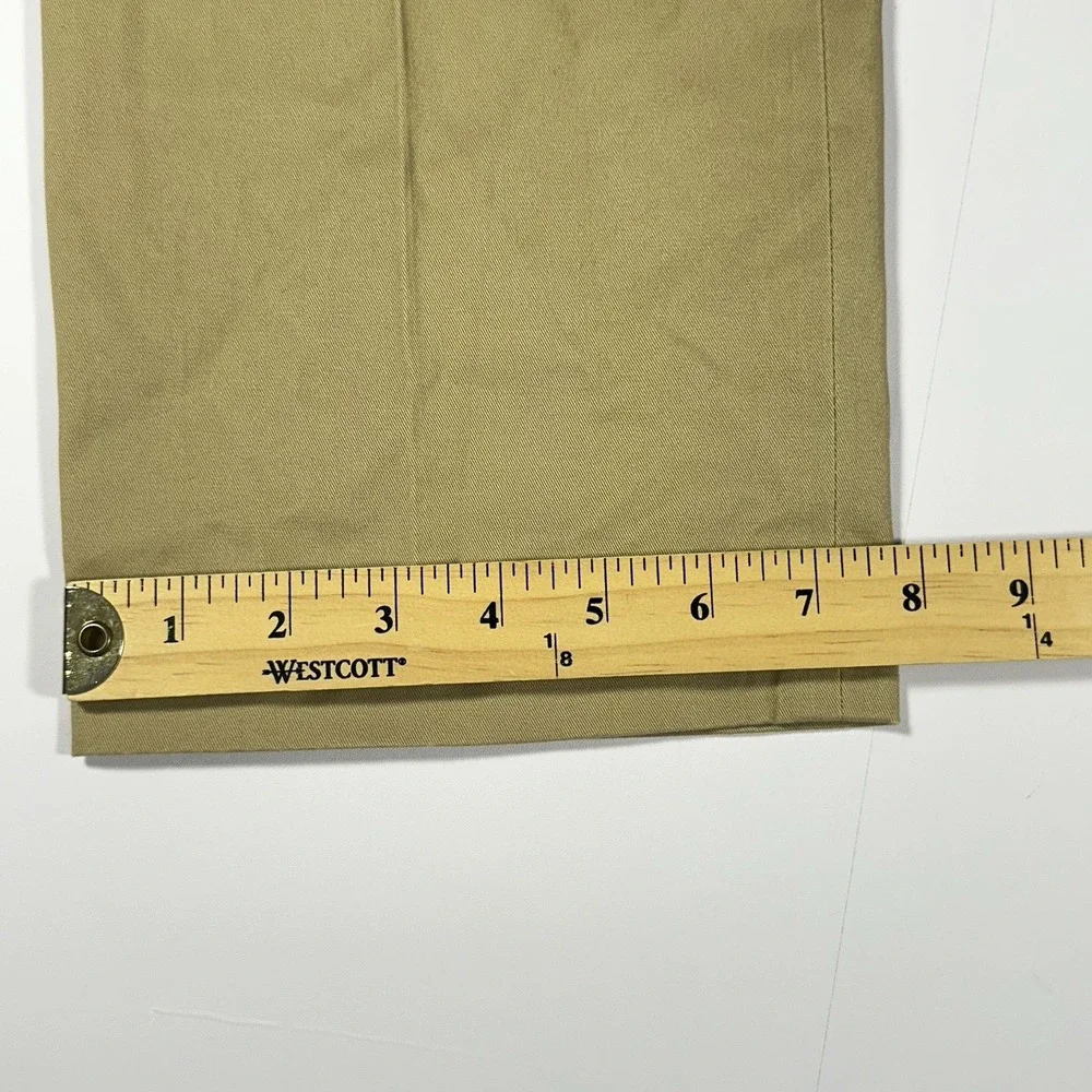 J.Crew Bowery Chino Pants Mens 36x32 Khaki Beige Slim Fit Stretch Cotton